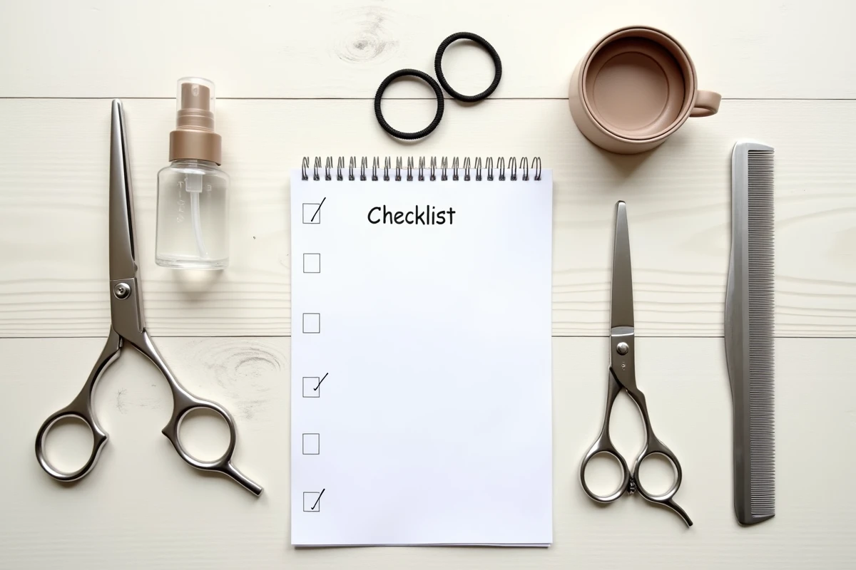 Check-list et outils nécessaires pour se couper les pointes des cheveux soi-même à la maison
