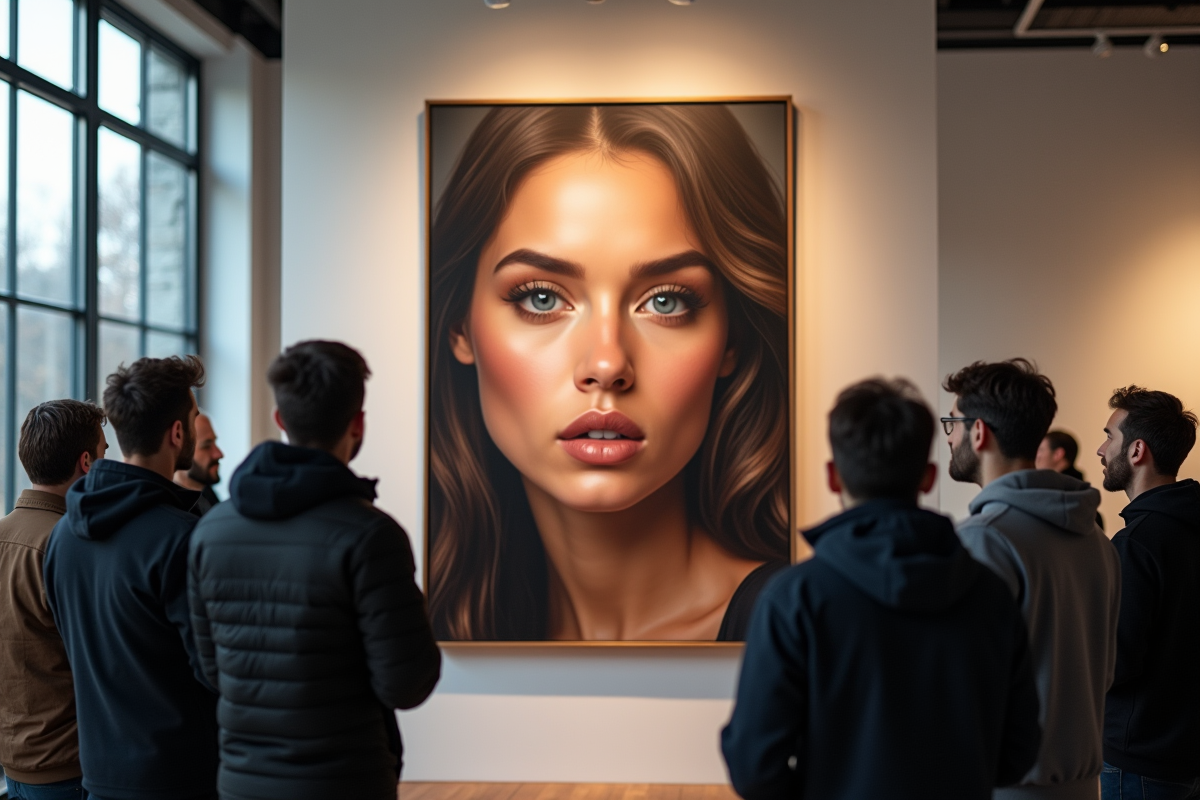 visage attractif
