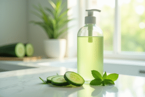Recette : lotion de concombre maison pour une peau hydratée et fraîche